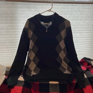 Arborway men’s medium zip neck sweater